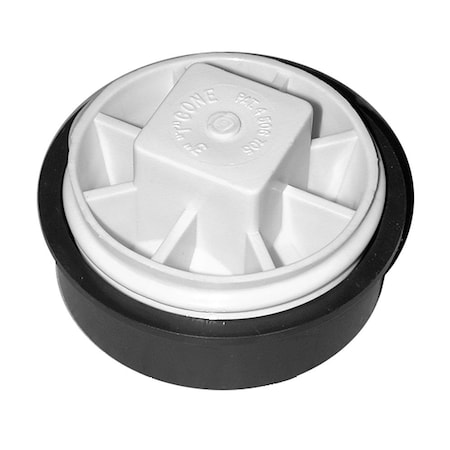 Jones Stephens 4in. Combination Test Plug, Raised Head T34004